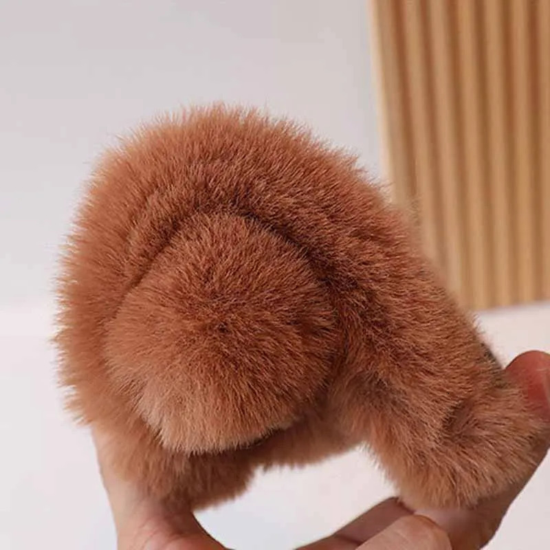 Childrens Home Slide Girl Winter Warm and Comfortable Velvet Shoes Home Fur Cute Flip Childrens Shoes Slide Indoor Slide 240516