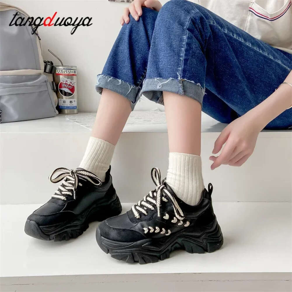 Women's Chunky Sneakers Trendy Brand Running for Women 2024 Platform Vulcanize Shoes Breathable Casual Zapatillas De Mujer e31ae
