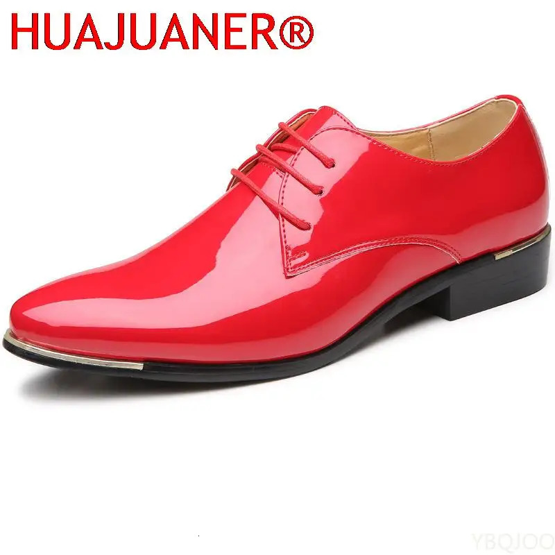 Newly Mens Quality Patent Leather Shoes White Wedding Shoes Size 38-48 Black Leather Soft Man Dress Shoes 240607