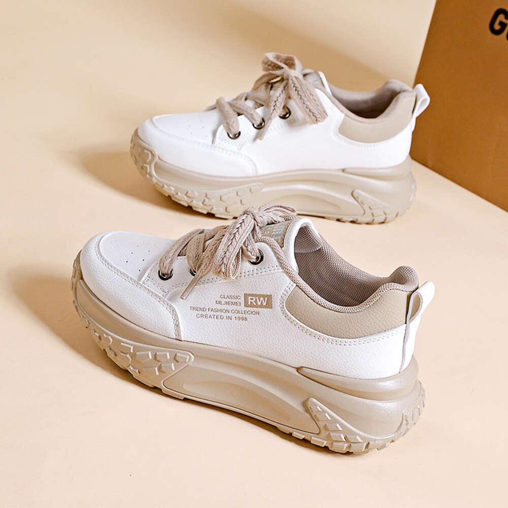 Ddmysports Spring New Versatile Little White Thick Sole Dad Eightening And Slimming Casual Sports Women S Shoes OUTDOOR