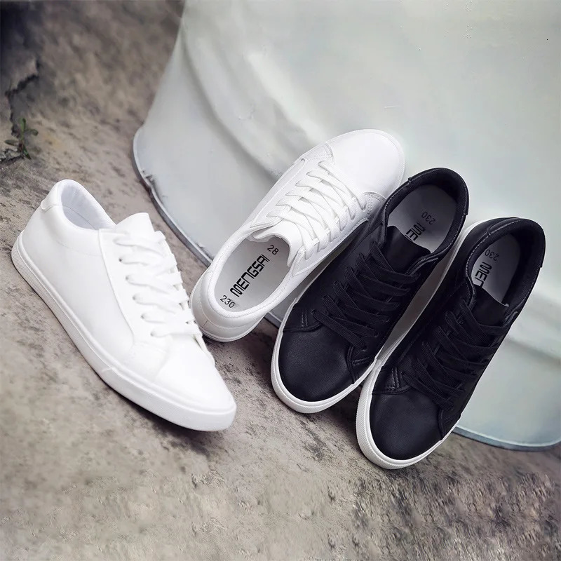 White Spring Casual Women Shoes Lace-up Flats Korean Style Comfortable Non-slip Lightweight Sneakers Sapatilha Feminina
