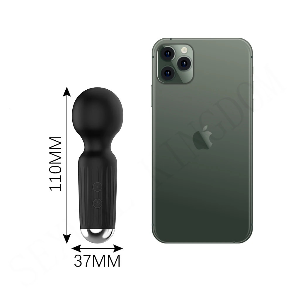 Mini AV vibrator 20 mode powerful motor stick small portable stick G-spot tactile stimulator female masturbator adult sex toy 240531