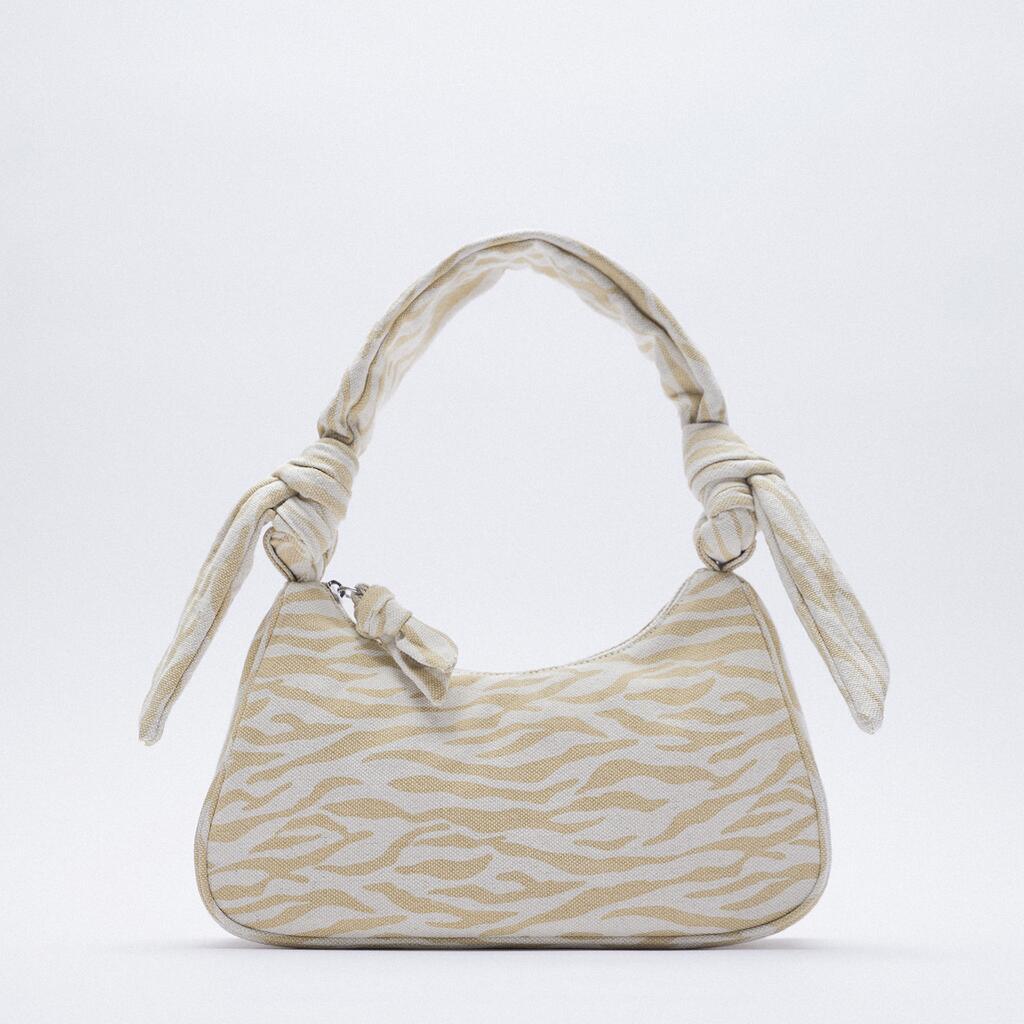 New Womens Bag New Advanced French Stick Bag Fashionable Canvas Bag Printed Retro One Shoulder Underarm Bag Essential Handbag for Commuting