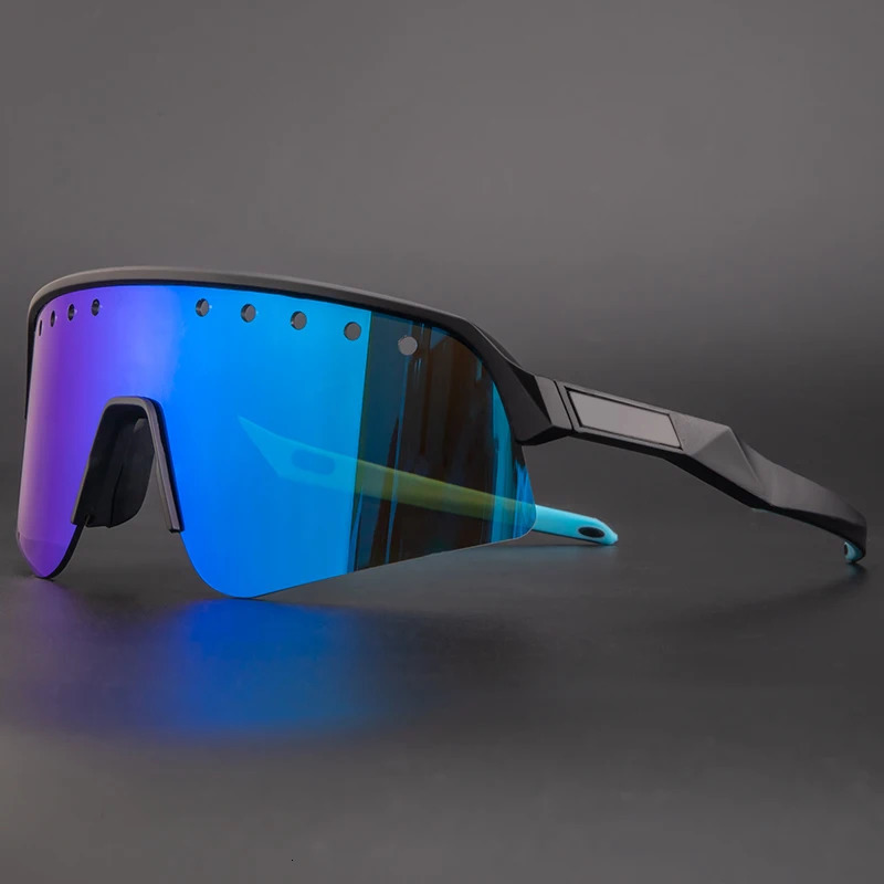 Cycling Glasses Bicycle Mountain Bike Mens Sunglasses Outdoor Sports Running Womens Eyewear Polarized MTB Goggles 3 Lenses 240603