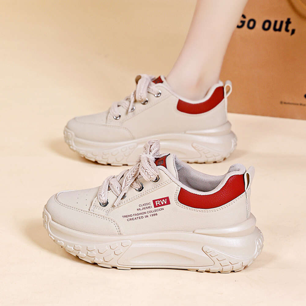 Ddmysports Spring New Versatile Little White Thick Sole Dad Eightening And Slimming Casual Sports Women S Shoes OUTDOOR