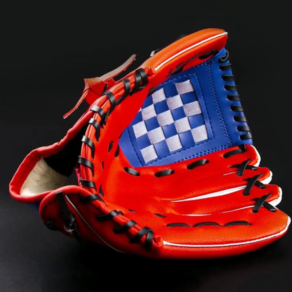 Baseball Gloves Faux Leather Kids Adult Left Hand Training Practice Softball Baseball Gloves High quality Sportswear Gloves 240527