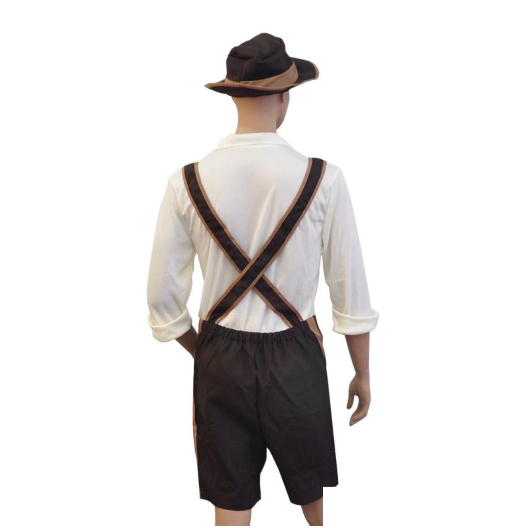 Theme Costume Oktoberfest Lederhosen Bavarian Octoberfest German Festival Beer Halloween For Men Costumes Plus Size M L Xl 2Xl1 Drop D Otz8Z