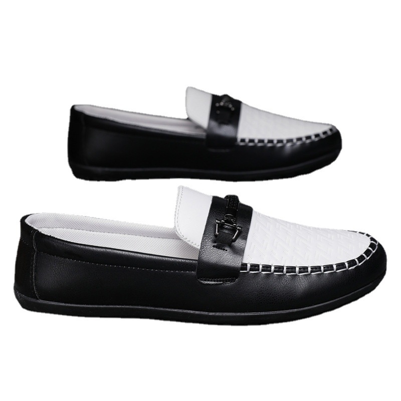 London 2024 Spring Men's Business Formal Leather Loafers, Black, Soft Sole, Korean Style dh5727163