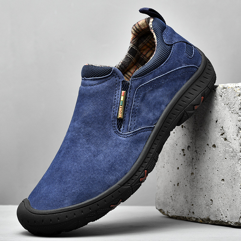 oversized men anti Free shipping slip sports hiking casual shoes fashionable trends outdoor versatile running shock absorption Lhshoe