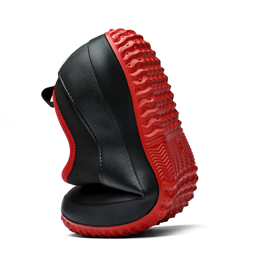 Rain Boots Men Short Waterproof Rubber Boots Outdoor Comfortable Non Slip Work Chef Shoes Fishing Boots Men For Rainy Weather 240607