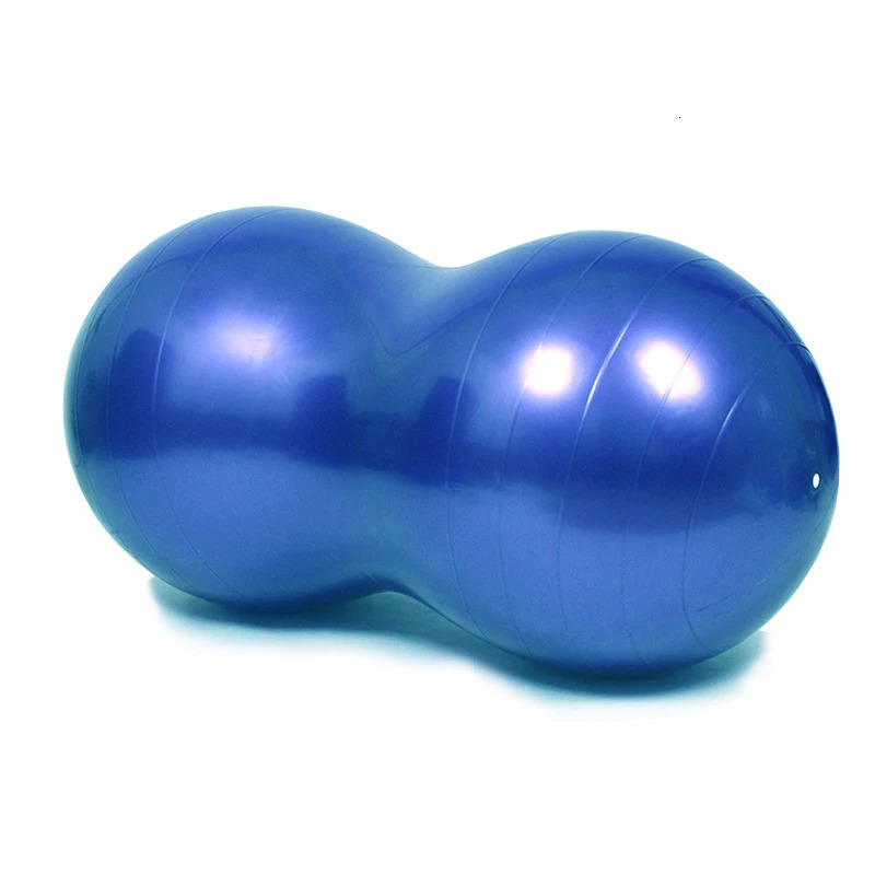 9045cm AntiBurst Peanut Yoga Ball for Home Exercise Fitness Equipment Sports Gym Pilates Trainning with Pump 240603