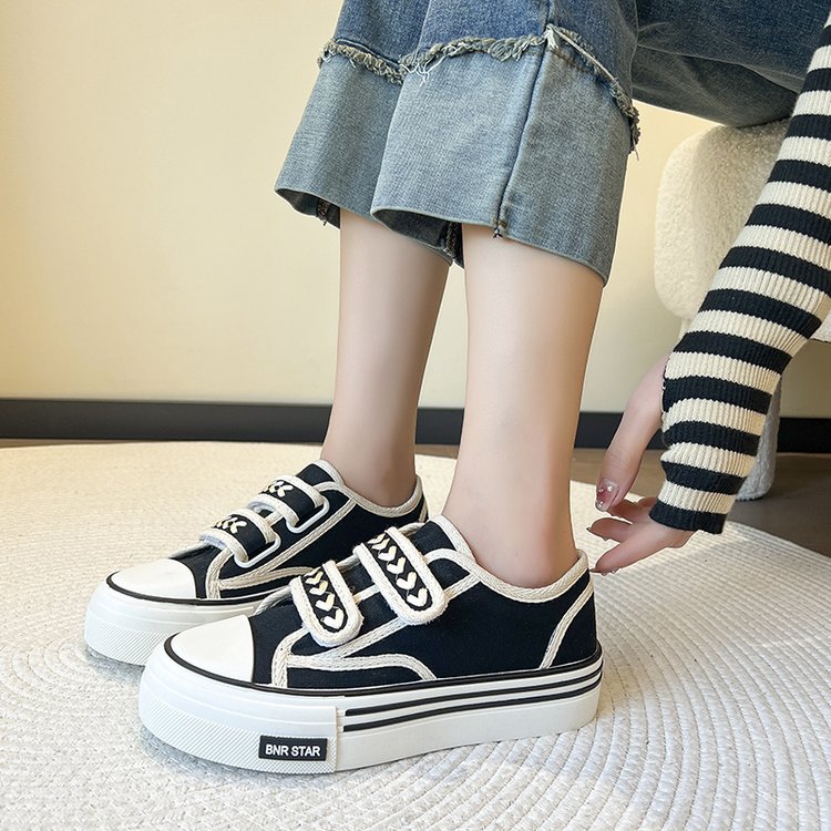 Women's Casual Shoes Canvas Thick Sole Sports Style fashion