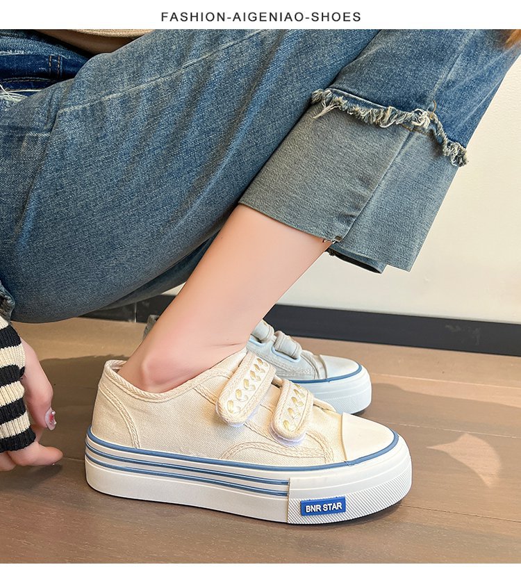 Women's Casual Shoes Canvas Thick Sole Sports Style fashion
