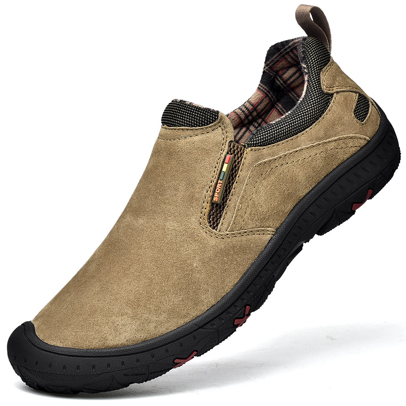 oversized men anti Free shipping slip sports hiking casual shoes fashionable trends outdoor versatile running shock absorption Lhshoe