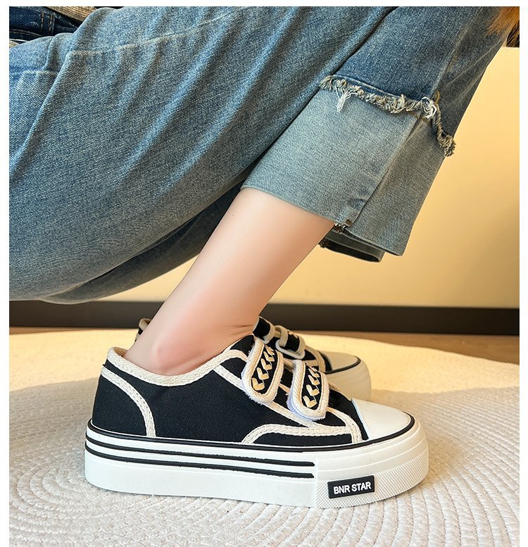 Women's Casual Shoes Canvas Thick Sole Sports Style fashion