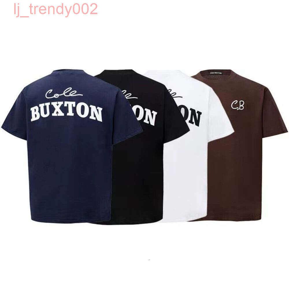 Designer Cole Buxton Mens T-Shirts Tide Brand CB Signature Letter Printed Casual Short Sleeve Men Women 100% Cotton Loose Comfortable T Shirt Street Couple Top io