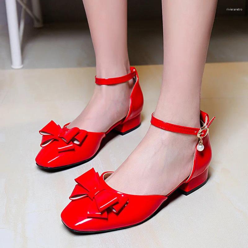 Casual Shoes Women Low High Heels Pumps Heel D'Orsay Woman Party Kitten Plus Size 33 - 40 41 42 43 44 45 46 47 48