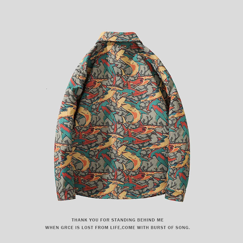 Graffiti Printing American Retro Jacket Men Autumn Trend Heavy Embroidery Casual Jackets Hip-hop Oversizes Man Women Unisex Coat 240530