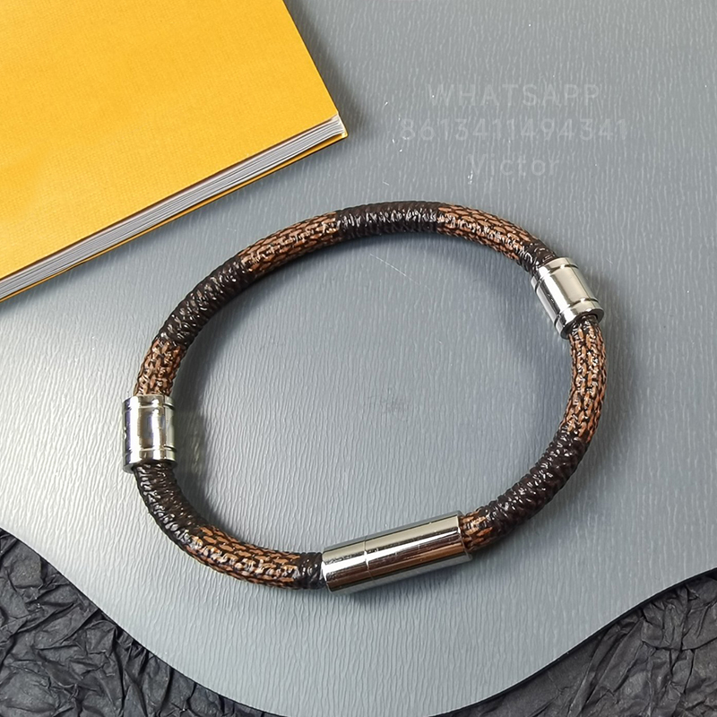 LW Bracelet for woman designer men Gold plated 18K 925 silver highest counter Advanced Materials brand Hemp rope classic style exquisite gift with box 008