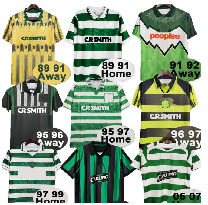 Retro LARSSON soccer jerseys 89 94 95 96 97 98 01 02 05 06 DALGLISH JACKSON MORAVCIK NAKAMURA football shirts TOP calcio