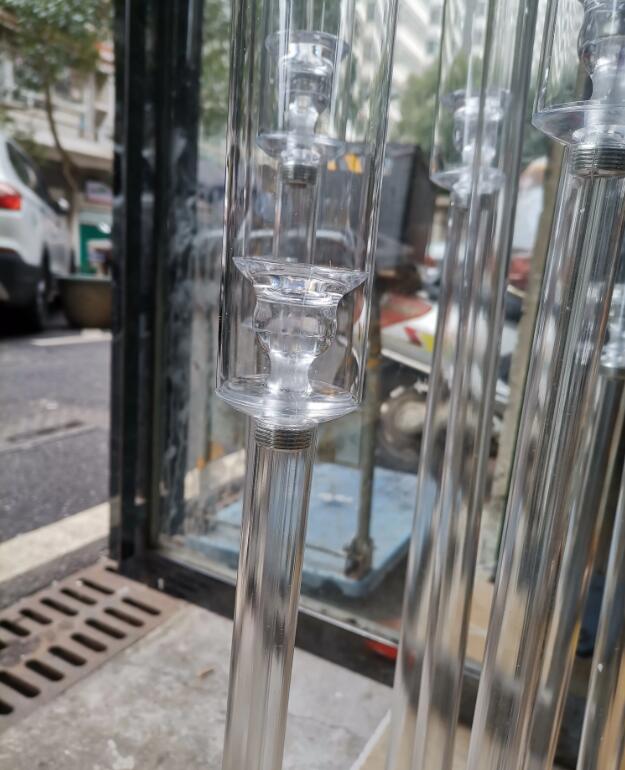 Acrylic Candelabra 9 Heads Candle Holders, Wedding Candlesticks, Flower Stand Holder, Candelabrum for Center Table Decoration H260310