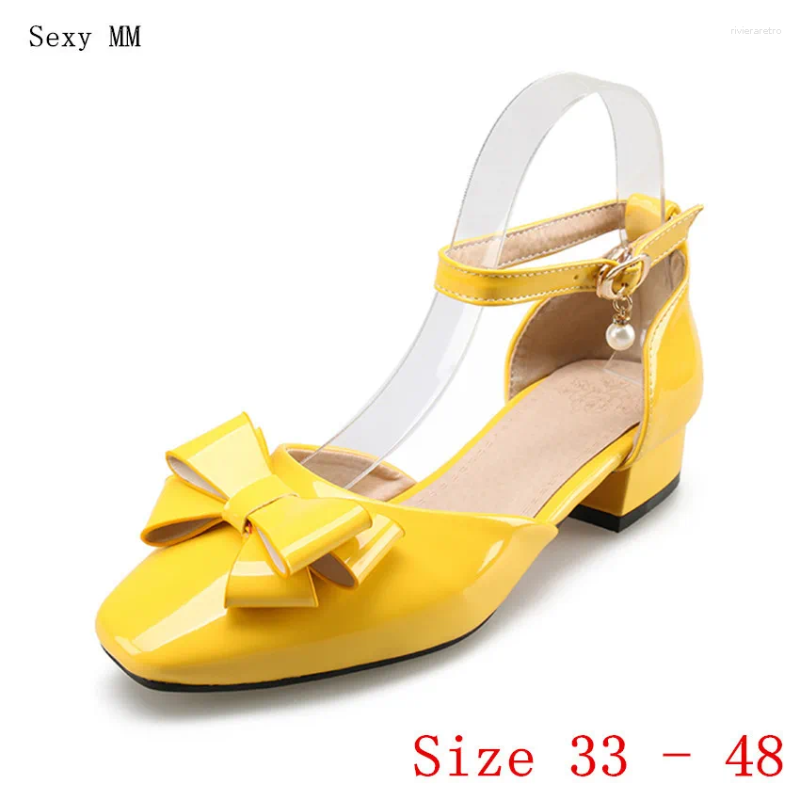 Casual Shoes Women Low High Heels Pumps Heel D'Orsay Woman Party Kitten Plus Size 33 - 40 41 42 43 44 45 46 47 48