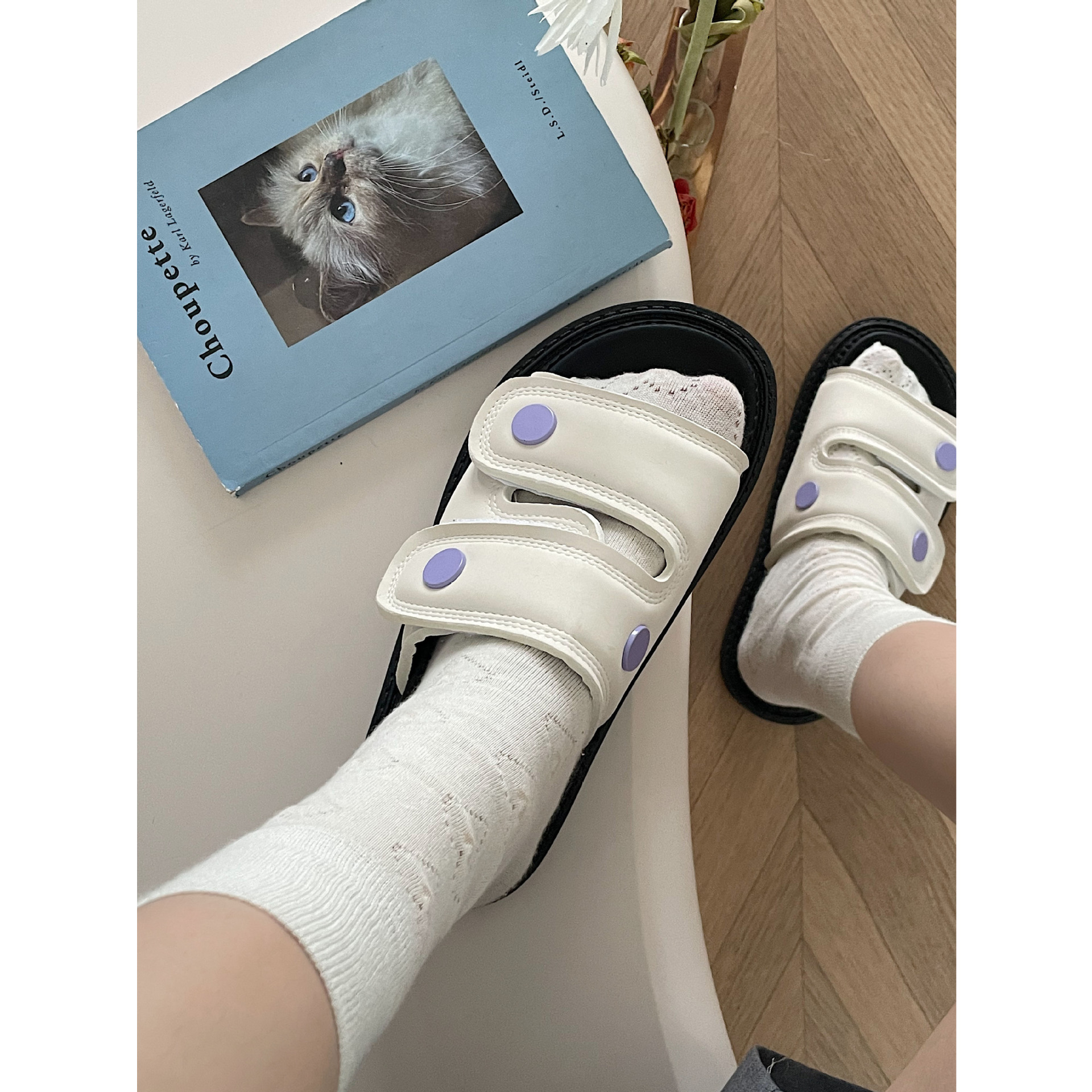 Casual Sandals Women Thick Sole Soft Slippers Beach Slipper Students Summer Sandal Shoes Black Beige