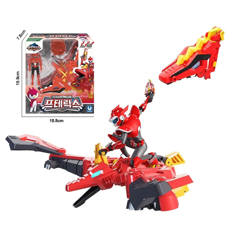 est Mini Force Transformation Toys Action Figures MiniForce X Simulation Animal Dinosaur Deformation Mini Agent Toy 240531