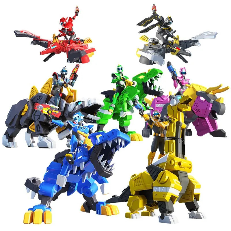 est Mini Force Transformation Toys Action Figures MiniForce X Simulation Animal Dinosaur Deformation Mini Agent Toy 240531