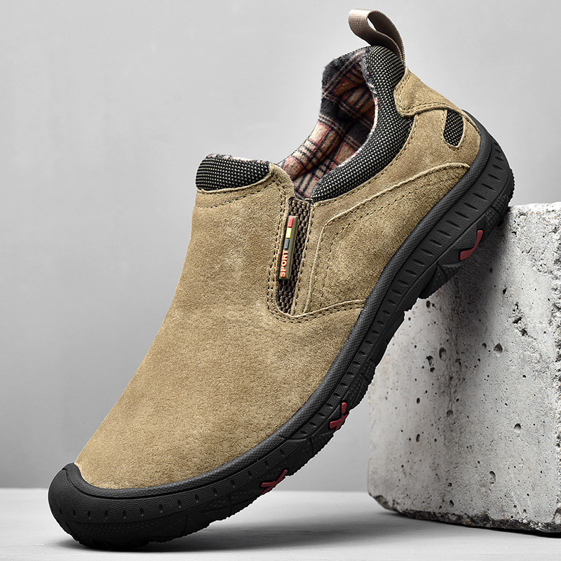 oversized men anti Free shipping slip sports hiking casual shoes fashionable trends outdoor versatile running shock absorption Lhshoe