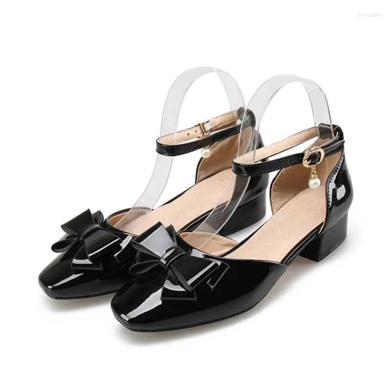 Casual Shoes Women Low High Heels Pumps Heel D'Orsay Woman Party Kitten Plus Size 33 - 40 41 42 43 44 45 46 47 48