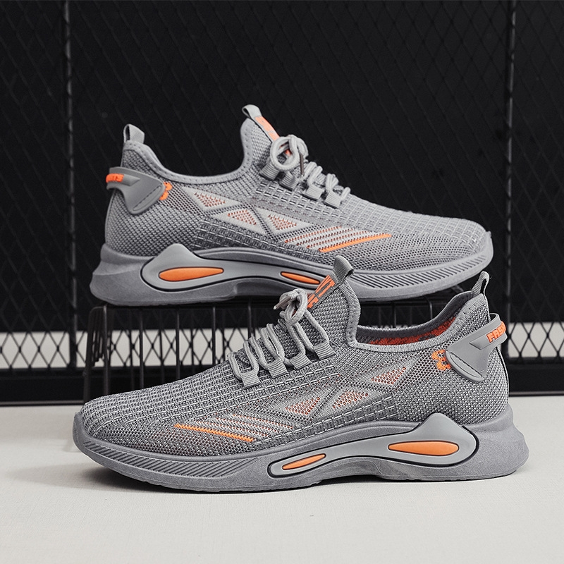 exclusive Sports new mesh student breathable fashion trend casual soft sole running shoes free shipping Lhshoe