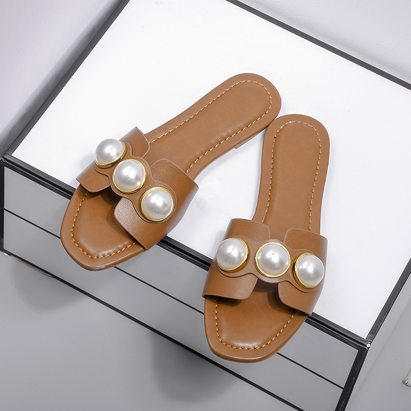 Summer Flip-ps Minimalist Pleated Slippers hot Multi-Color Sandals Women Beach Vacation Slipper