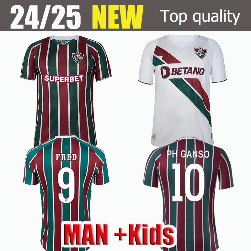 Fluminense 25-26 Soccer Jerseys Ganso Thiago Silva Fluzao FRED PHGANSO HUDSON NENE NINO HENRIQUE #12 MARCELO Futbol Camisas Football Camisetas Shirts