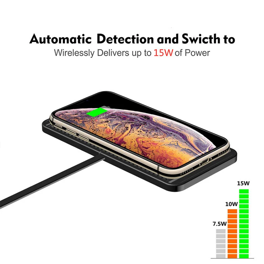 15W Wireless Charger Car Charger Wireless Charging Dock Pad 1 Meter For iPhone 14 13 12 Pro Max Samsung S22 S21 Fast Phone Car Chargers