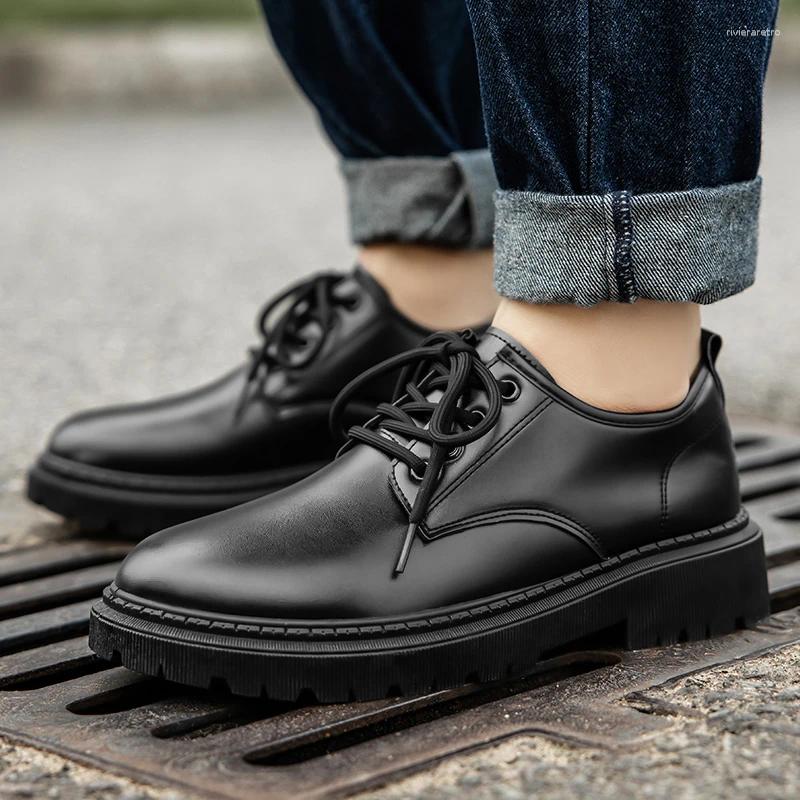Casual Shoes Tenis Mascuo Classic Style Men Sneaker Outdoor Fashion Black Designer Leather Comfortable Flats Trainers