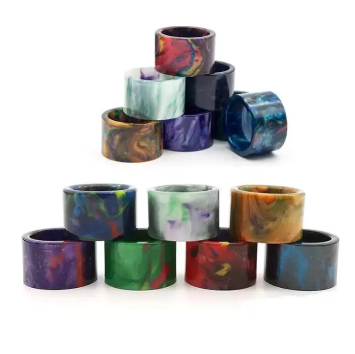 Resin Drip Tips For TFV16 King Sub Ohm 9ML TANK Replacement Drip Tip Mixed Color LL