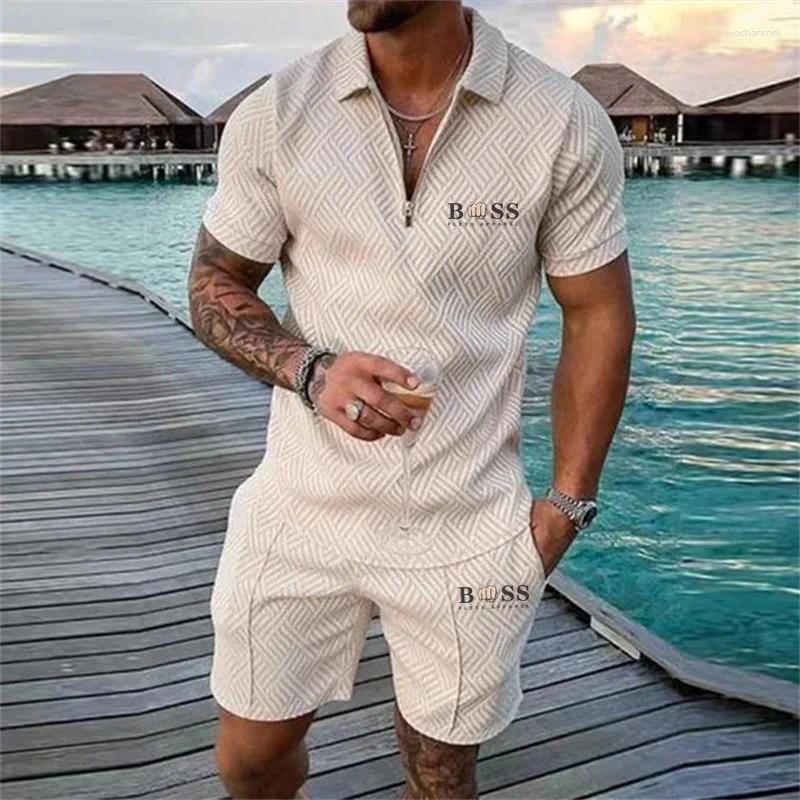 Men's Tracksuits 2024 Sports And Leisure Set FLEXX APPAREL BSS Short Sleeved T-shirt 3D Digital Printed Shorts 2 Pieces S-5XL