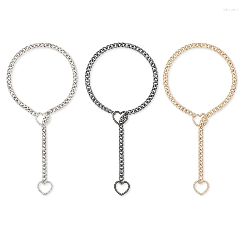 Choker Stylish Heart Shaped Necklace Pendant Slip Chain Perfect Addition To Your Fashion Collection For Teen Girls Gift Dropship