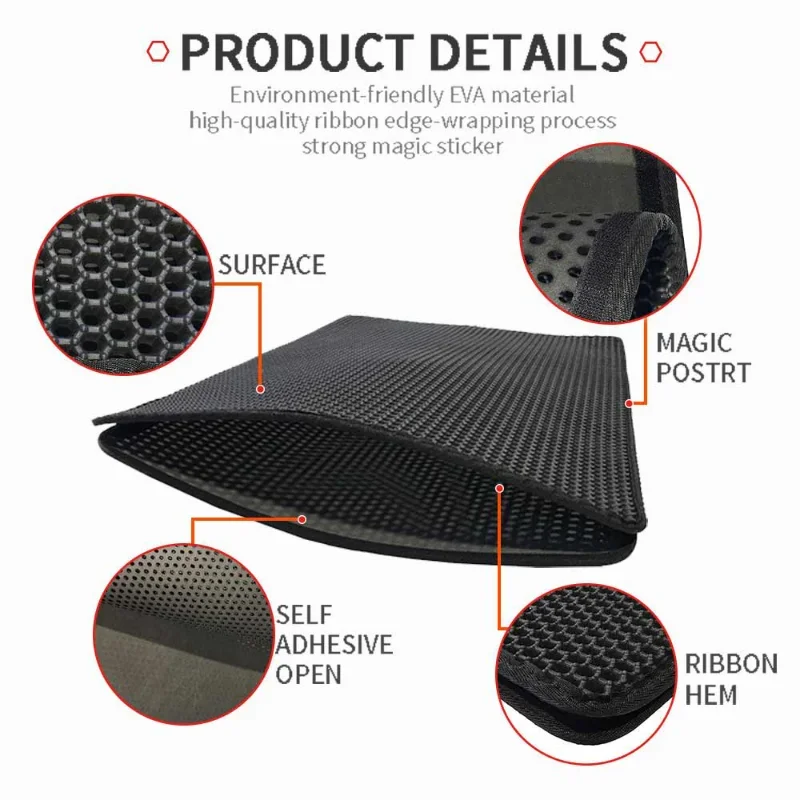 Double Layer EVA Cat Litter Mat - Waterproond Non-Slip 2024 Design