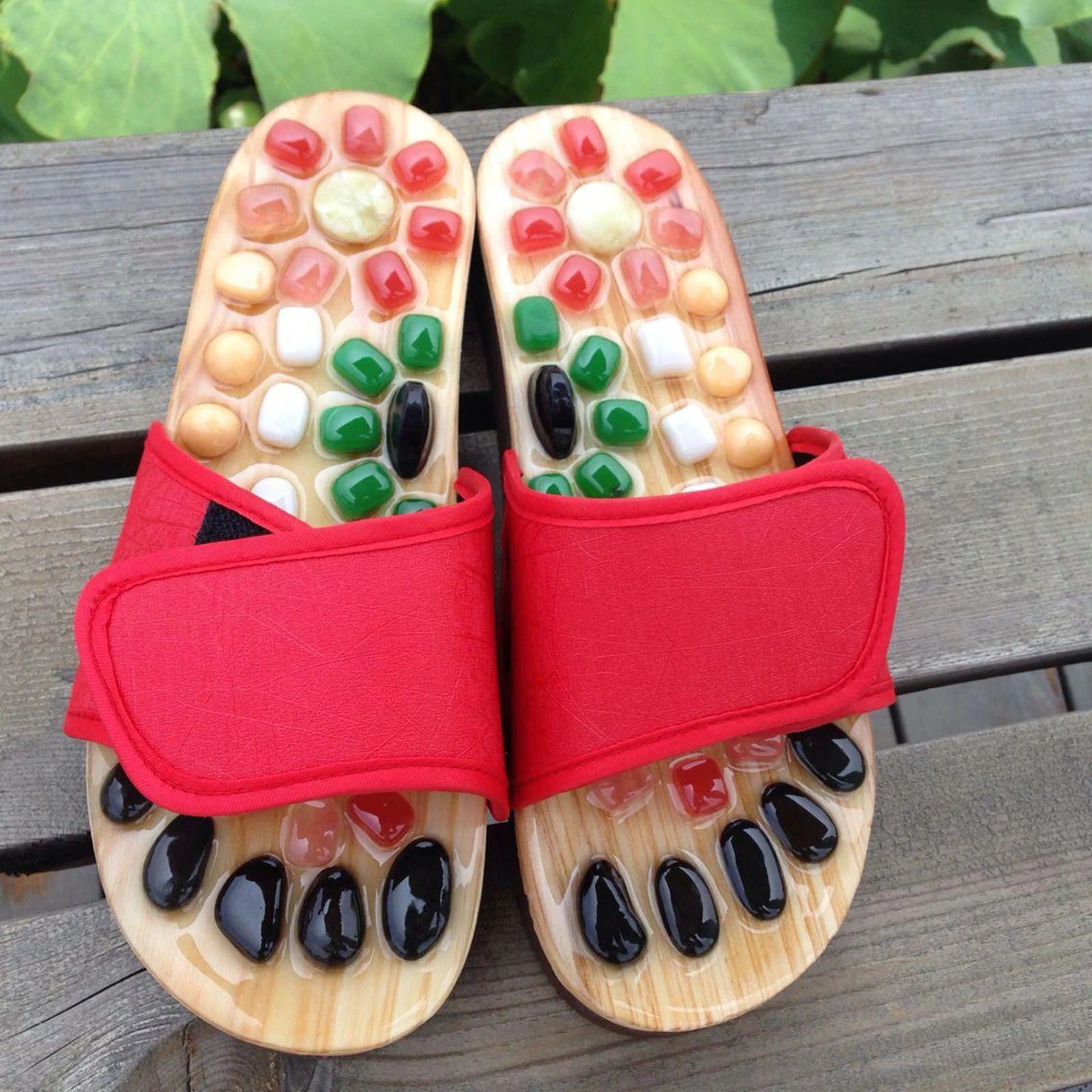 Reflexology Sandals Foot Massager Slipper Acupressure Foot Acupuncture Shoes Relaxation Tools Gifts for Men Women Elderly 240607