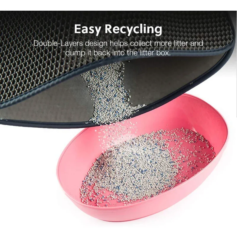 Double Layer EVA Cat Litter Mat - Waterproond Non-Slip 2024 Design