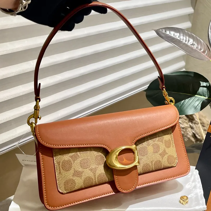 hot sale designer bags tabby bag tote bag crossbody bags luxury handbag real leather baguette shoulder bag mirror quality square fashion satchelD