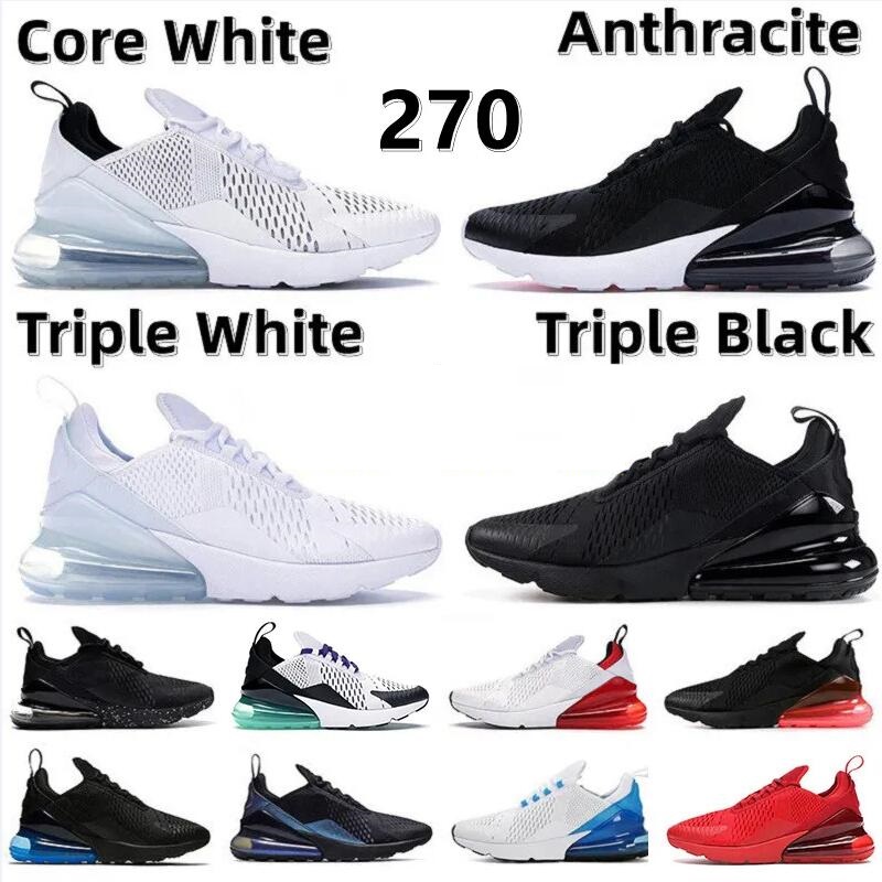 27C 270s running shoes triple black dusty cactus X white metallic university gold anthracite Light Bone Hot Punch spirit teal men women trainersTrainers Tennis