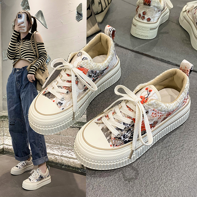 Designer casual shoes female designer travel leather lace up sports fashionable flat running training shoes women s shoe platform