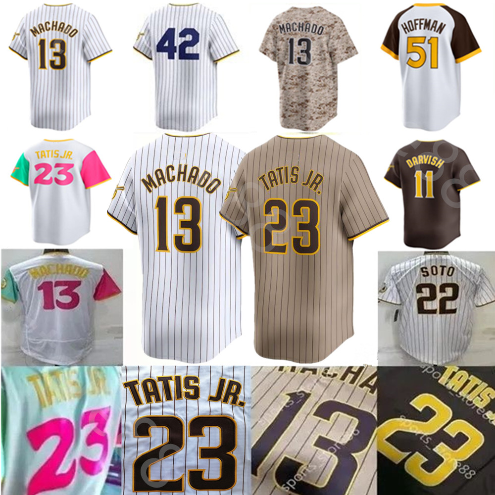 Top Quality 2024 84 Dylan Cease jersey 23 Fernando Tatis Jr. 3 Jackson Merrill 9 Jake Cronenworth 19 Tony Gwynn 2 Bogaerts Lamet Custom S-4XL Machado Baseball Jerseys