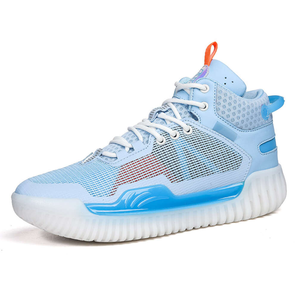 Breathable Couple High-top Boots Men Anti-skid Sneakers Outdoor Basketball Shoes
