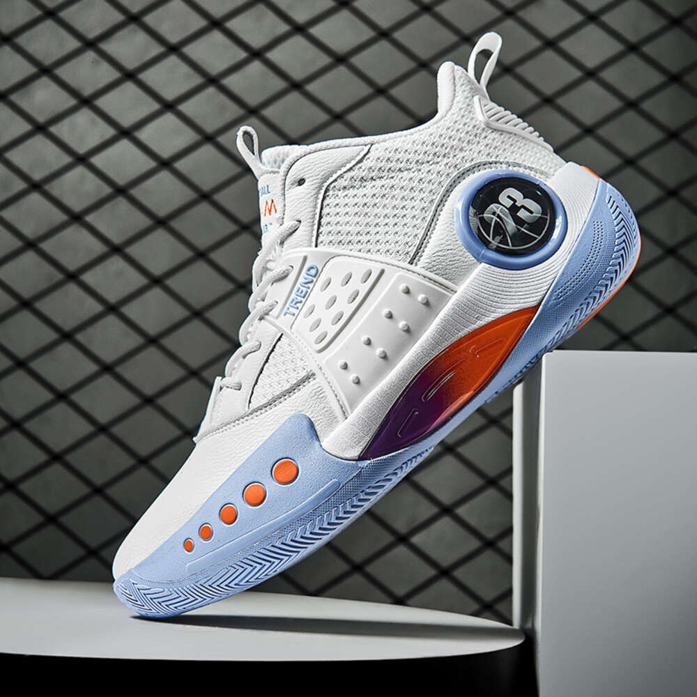 New Factory Wholesale High Top sneakers Custom Brand Outdoor Leisure Sports Men's Basketball Shoes