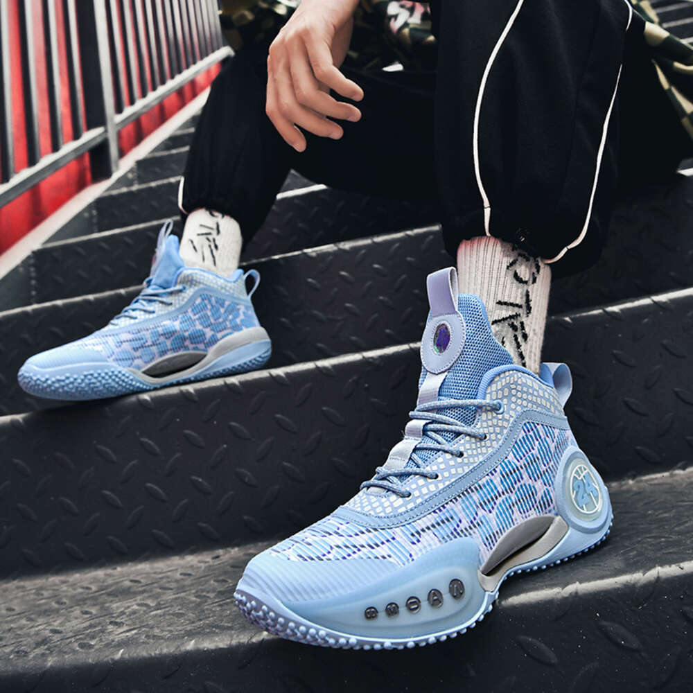 High quality fashionable Zapatos De Baloncesto sneakers non slip couple breathable men's basketball sports shoes