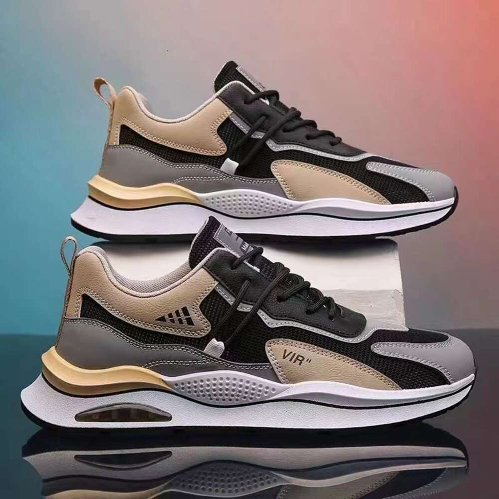 Ddmyoutdoor New Mesh Breathable Casual Shoes Korean Style Fashion Sneakers Lightweight Running Shoes Men Suitable For Travel F